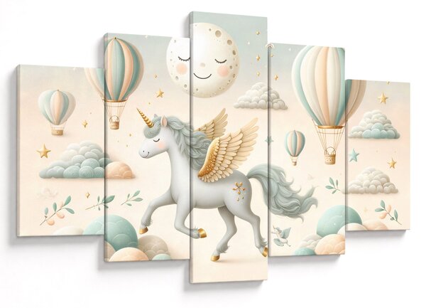 Tablou - Unicorn fericit (150x105 cm)