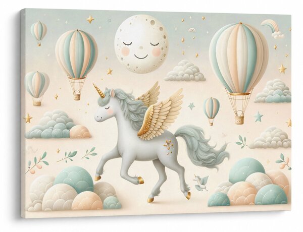 Tablou - Unicorn fericit (70x50 cm)