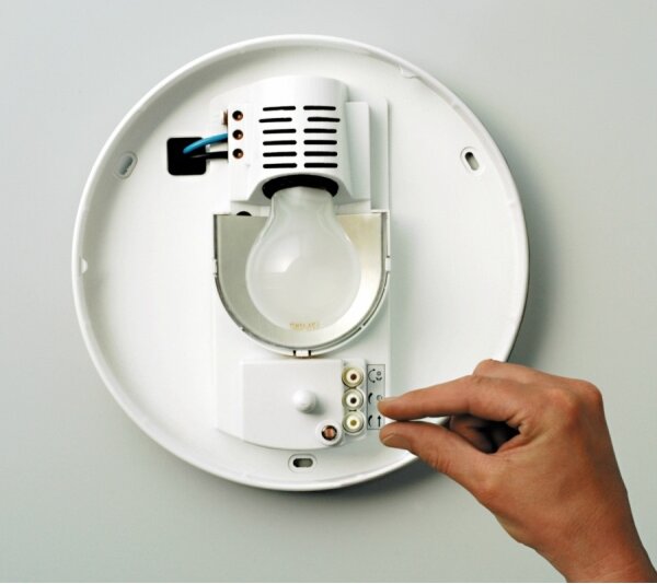 Plafonieră de exterior cu senzor STEINEL 738013-RS16L 1xE27/60W/230V IP44