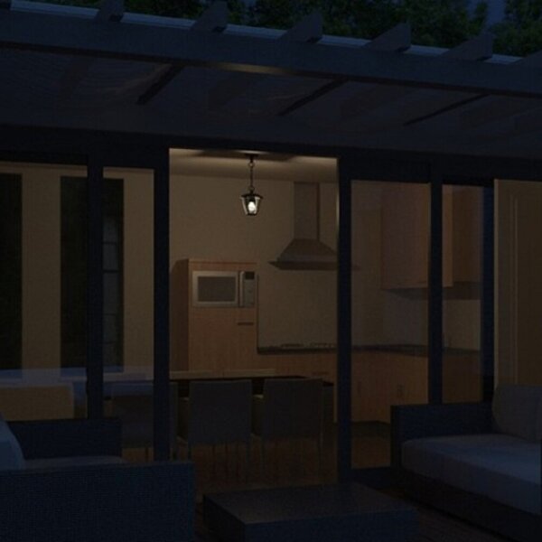 Philips 15386/30/16 - Lustra MYGARDEN CREEK 1xE27/60W/230V negru