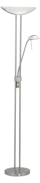 EGLO 85971 - Lampă de podea dimabilă BAYA 1xR7s/230W+1xG9/33W crom mat