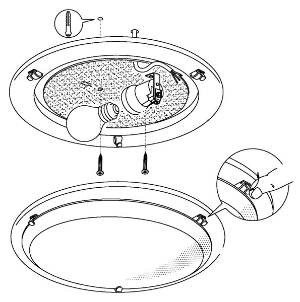 Plafonieră Eglo 83159 PLANET 1 1xE27/60W/230V