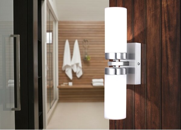 Aplică pentru baie Globo 7816 SPACE 2xE14/40W/230V IP44