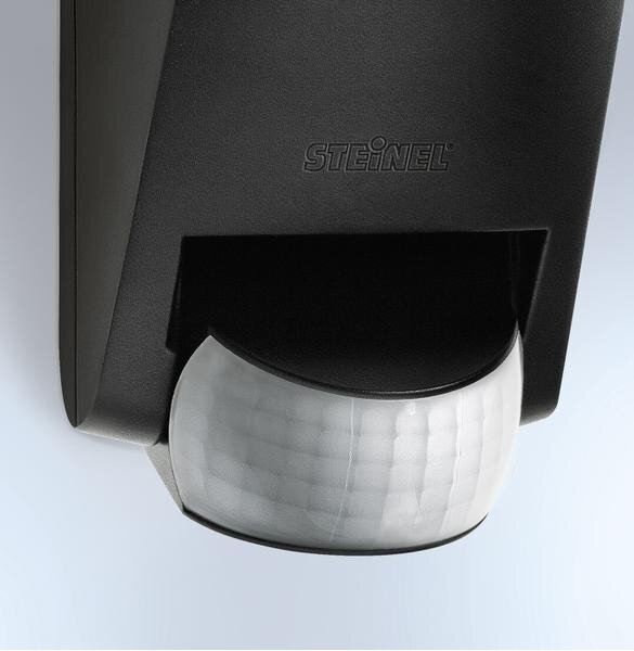 Aplică de exterior cu senzor L585S 1xE27/60W neagră IP44 STEINEL 005535