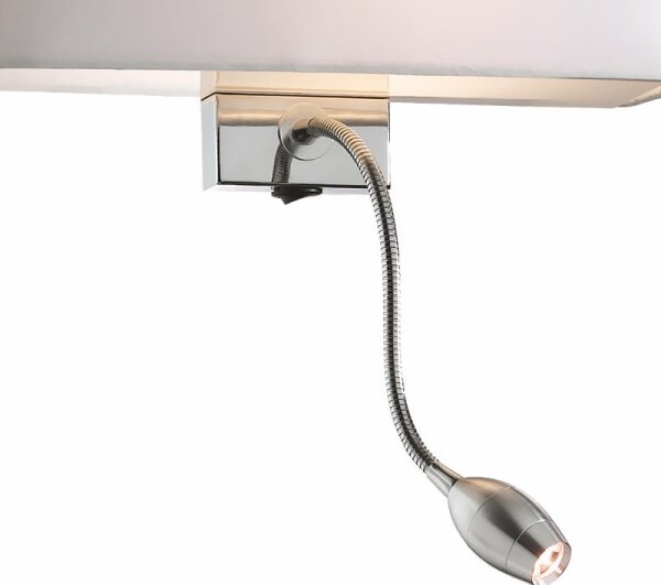 Ideal Lux - Lampă LED flexibilă de perete HOTEL 1xE27/60W + LED/1,5W/230V