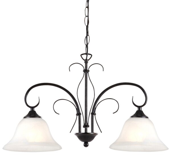 Globo 68410-2 - Lustra cu lant ARIES 2xE27/60W/230V