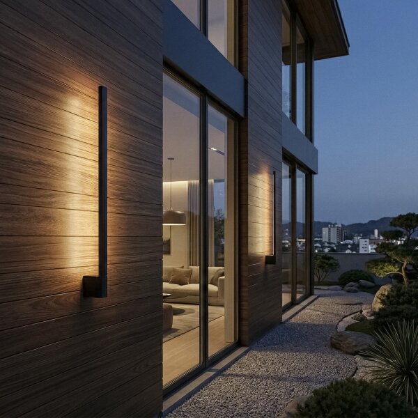 Kanlux 45870 - Aplica LED de exterior YALTE LED/9W/230V 3000/4000/6500K IP54 negru