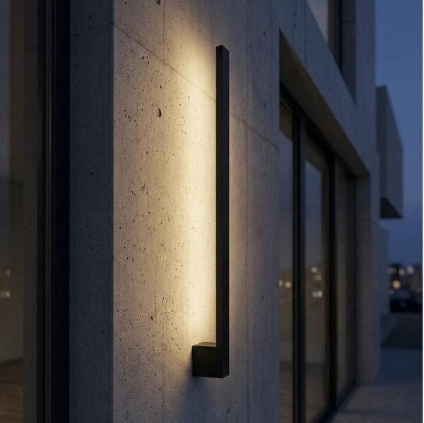 Kanlux 45870 - Aplica LED de exterior YALTE LED/9W/230V 3000/4000/6500K IP54 negru