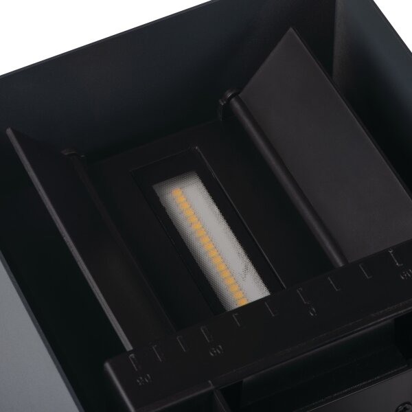 Kanlux 28997-LED Aplica solară de perete REKA LED/6W/230V 3000/4000/6500K IP65 negru