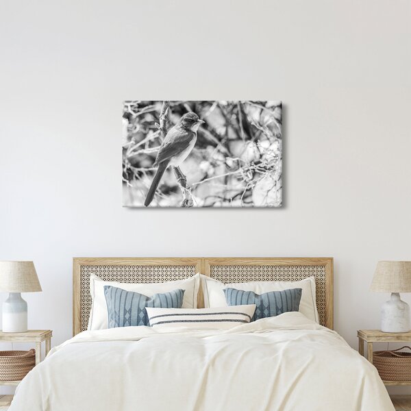 Tablou - Bluebird în timpul iernii (90x60 cm)