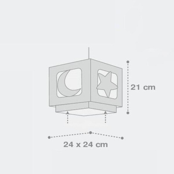 Lustră pentru copii Dalber 63232E MOON LIGHT 1xE27/60W/230V