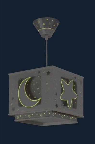 Lustră pentru copii Dalber 63232E MOON LIGHT 1xE27/60W/230V