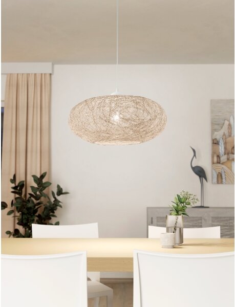 Eglo 93374 - Lampa suspendata CAMPILO 1xE27/60W/230V