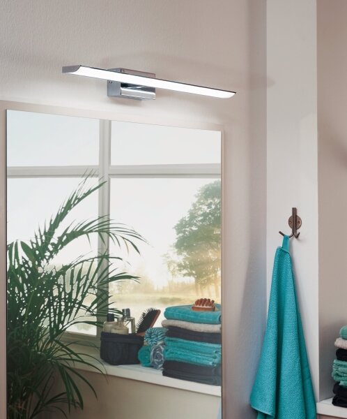 Aplică LED RGBW dimabilă pentru baie Eglo 33768 TABIANO-C LED/21W/230V 90,5cm IP44 + telecomandă