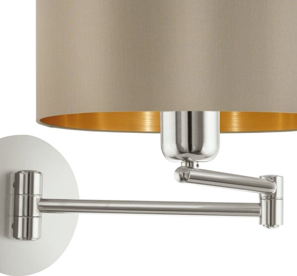 Eglo 95055 - Corp de iluminat perete MASERLO 1xE27/60W/230V