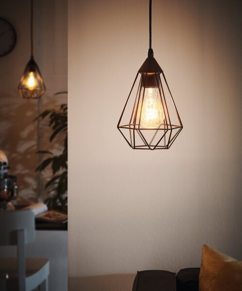 Eglo 94187 - Lampă suspendată pe cablu TARBES 1xE27/60W/230V