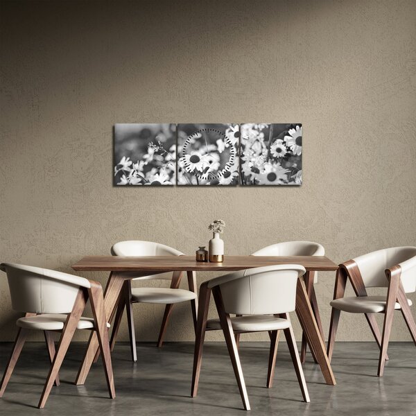 Tablou - Margarete (cu ceas) (90x30 cm)