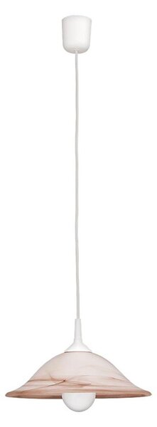 Rabalux 3955 - Lustru ALABASTRO 1xE27/60W/230V, abajur din sticlă alabastru