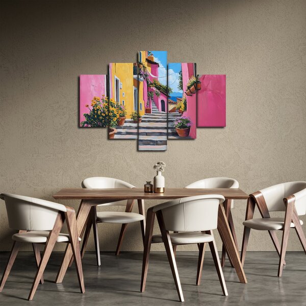Tablou - Alee roz (150x105 cm)
