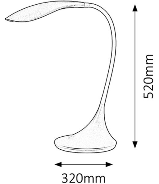 Rabalux 4167 - Lampă LED dimabilă DOMINIC LED/4,5W/230V