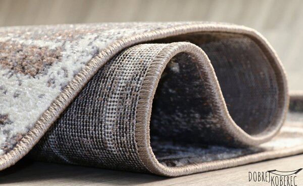 Covor Sufragerie Dormitor, Model Mira 24037 123, Gri Maro 60x110