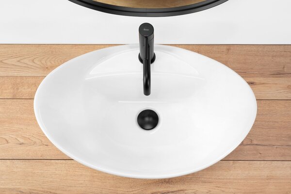 Lavoar Rea Cindy, 59x40 cm, alb, REA-U0155