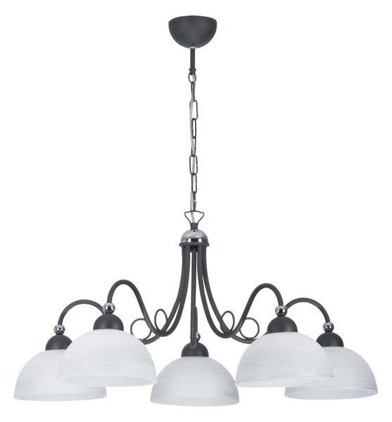 Jupiter 1491 - Lustra cu lant SAGA 5xE27/60W/230V