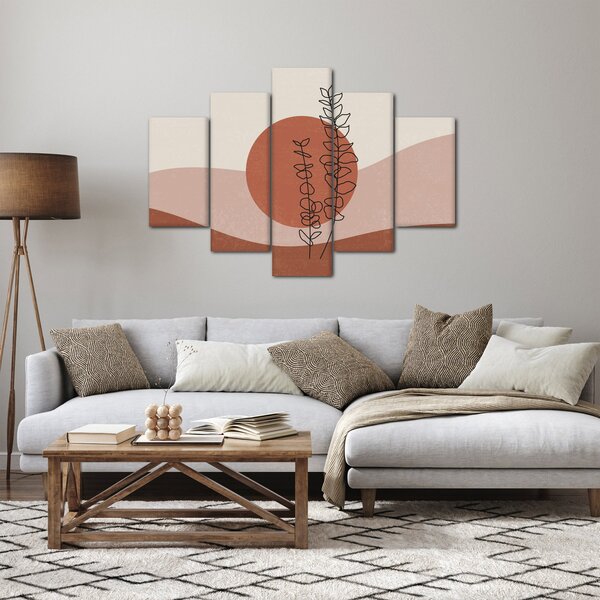 Tablou - Boho frunze N⁰1 (150x105 cm)