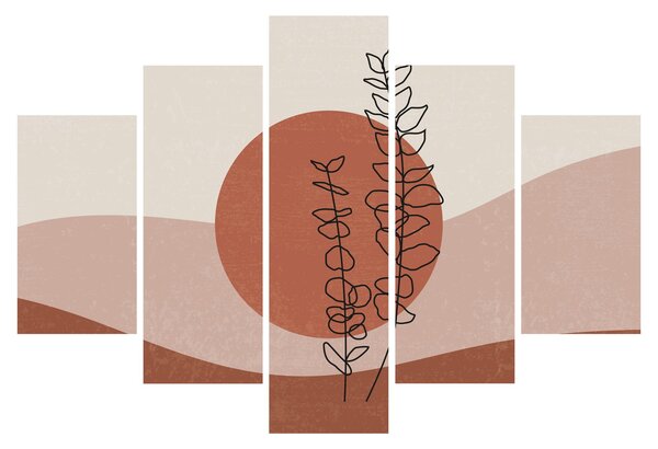 Tablou - Boho frunze N⁰1 (150x105 cm)