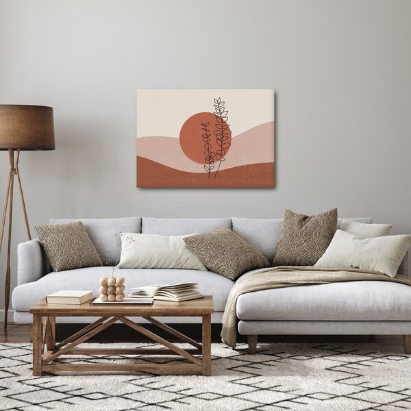 Tablou - Boho frunze N⁰1 (70x50 cm)
