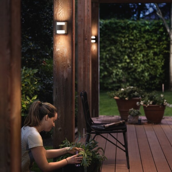 Aplică de exterior Philips 17321/93/16 GRASS 2xLED/4,5W/230V IP44