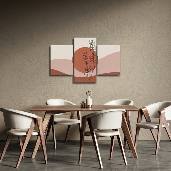 Tablou - Boho frunze N⁰1 (90x60 cm)