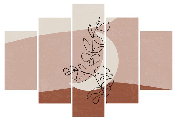 Tablou - Boho frunze N⁰2 (150x105 cm)