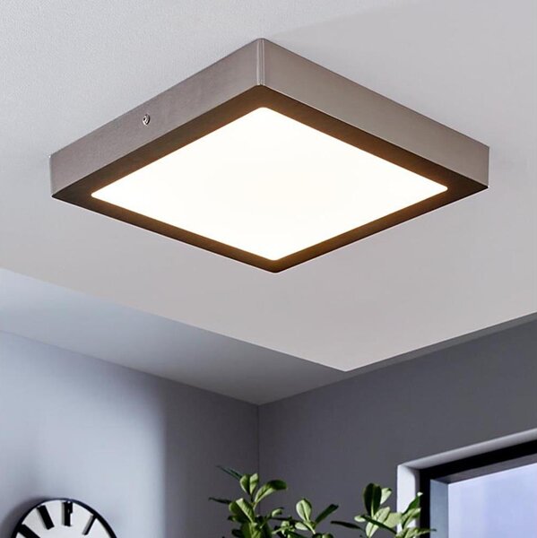 Plafonieră LED Eglo FUEVA 78218, 22 W, 230 V, 30 x 30 cm, crom mat