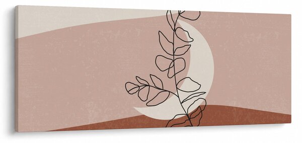 Tablou - Boho frunze N⁰2 (120x50 cm)