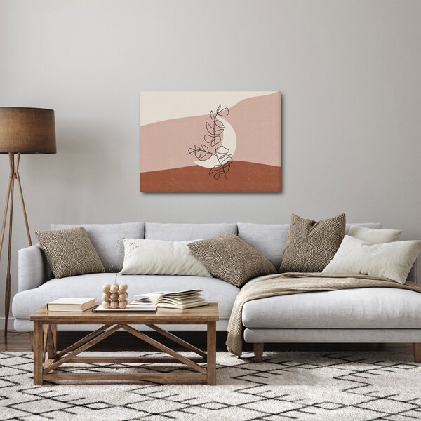 Tablou - Boho frunze N⁰2 (70x50 cm)