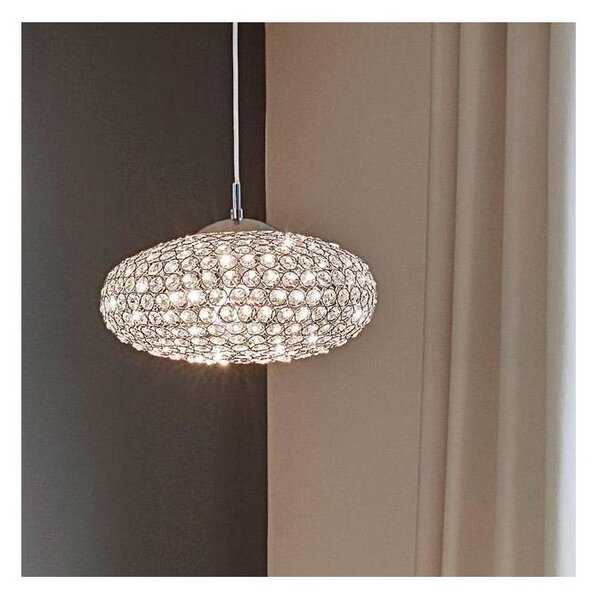 Eglo 95286 - Lustra de cristal CLEMENTE 1xE27/60W/230V