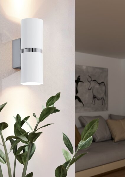 Eglo 95368 - Corp de iluminat LED perete PASSA 2xGU10-LED/4W/230V