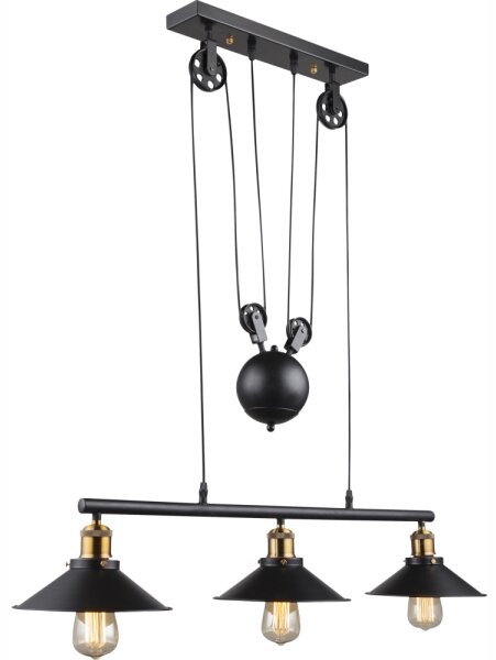 Globo 15053-3 - Lustra LENIUS 3xE27/60W/230V