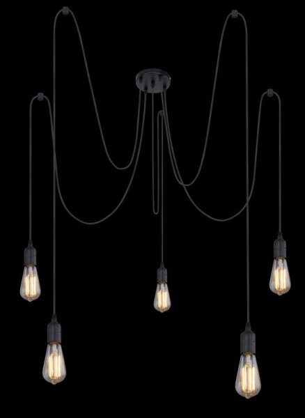 Globo A110-5 - Lampa suspendata MARACANA 5xE27/60W/230V