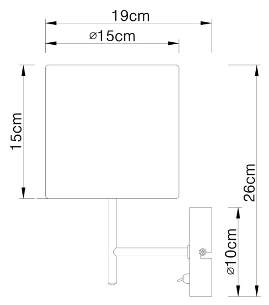 Aplică AMY 1xE14/40W/230V Globo 15187W