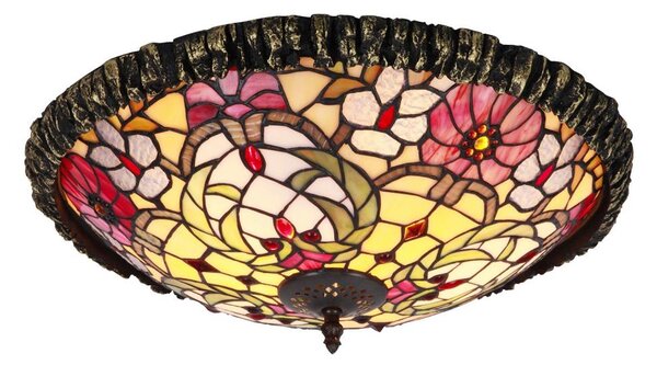 Rabalux 8087 - Plafonieră Tiffany MIRELLA din vitralii, 2xE27/60W/230V
