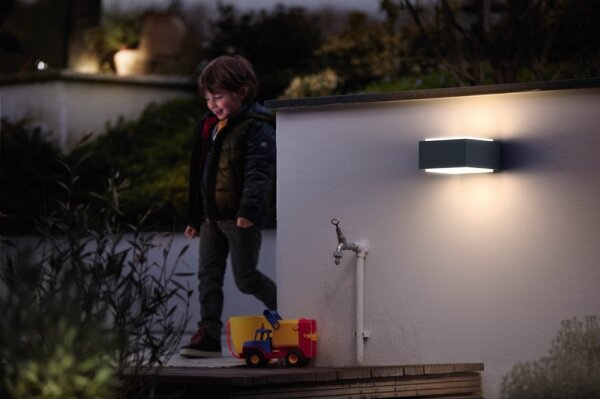 Philips 17337/93/PN - Aplică perete exterior MYGARDEN HEDGEHOG 1xE27/42W