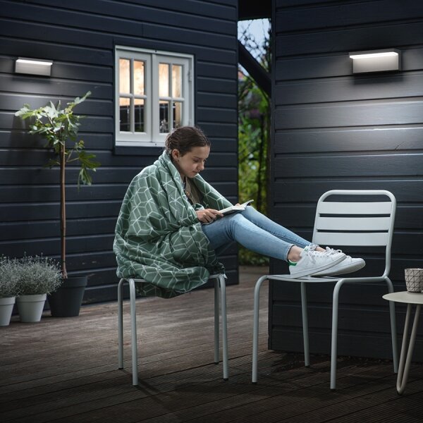 Philips 16483/93/P3 - Aplica LED exterior BUSTAN 2x4,5W IP44