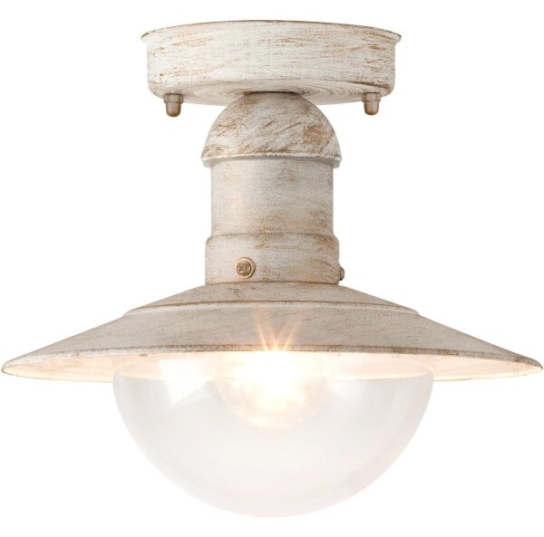 Brilagi - Plafonieră de exterior MOLDE 1xE27/60W IP44 albă/patină