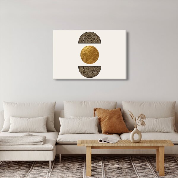 Tablou - Ornament de aur N⁰1 (90x60 cm)