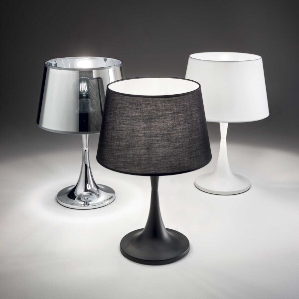 Ideal Lux - Lampă de masă LONDON 1xE27/60W/230V albă