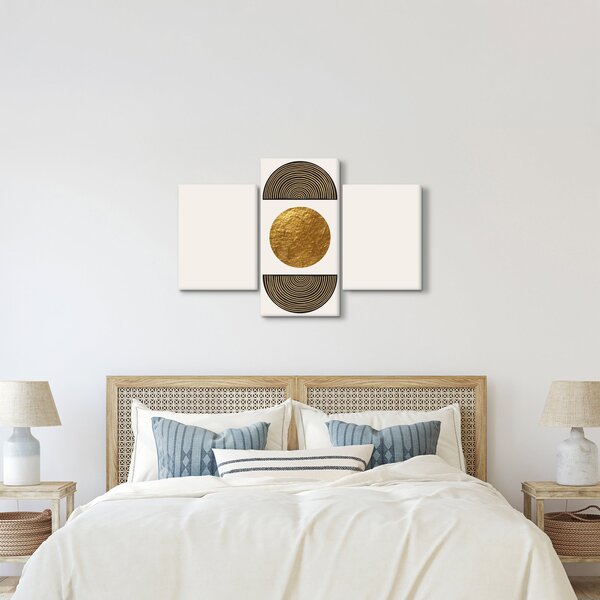 Tablou - Ornament de aur N⁰1 (90x60 cm)