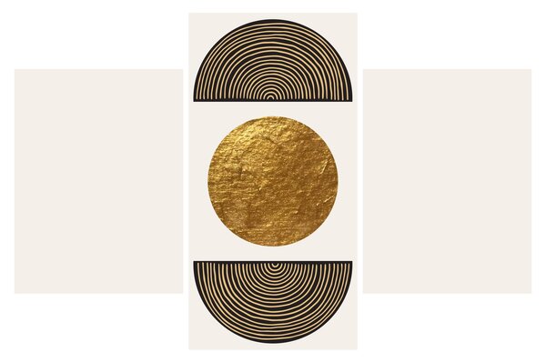 Tablou - Ornament de aur N⁰1 (90x60 cm)