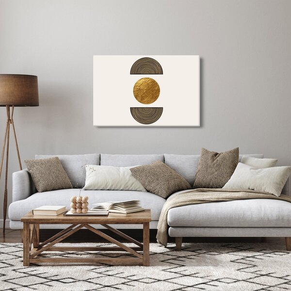 Tablou - Ornament de aur N⁰1 (90x60 cm)